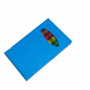 Imagen Cajas de Ceras Caja 6 ceras de colores caja azul 